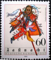 N1167 / Germany 1983 meat-leaved carnival stamp postage stamp