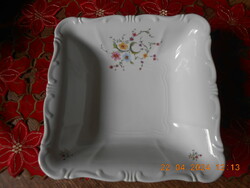 Zsolnay flower pattern garnished bowl
