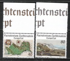 Liechtenstein  0228 Mi 667-668  postatiszta         1,60 Euró
