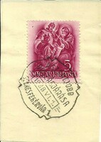 Occasional stamp = country tour of the Holy Right, Székesfehérvár 1 (Vi. 1, 1938)
