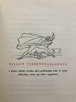 Ten ballads of the poor villon, 1940 / with drawings by Gyula Hincz - bibliophile publication
