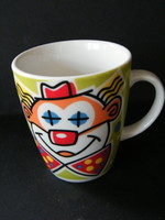 Ritzenhoff my darling thomas marutske mug with clown pattern