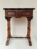 Antique Biedermeier furniture sewing table needlework box 332 8838