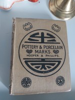 1917 Ritka antik angol könyv, zsebkönyv rengeteg antik porcelán jelzéssel Európa Ázsia (Kína, Japán)