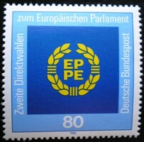 N1209 / Germany 1984 European Parliament election stamp postal clerk
