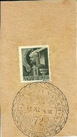 Alkalmi bélyegzés = XIV.  ÖSZI VÁSÁT(1945.XI.4., BP. 72.)
