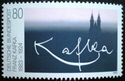 N1178 / Germany 1983 Franz Kafka, writing stamp postman