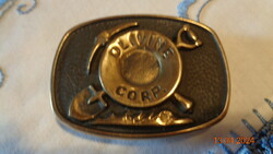 USA, bronze belt buckle, new condition