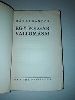 Sándor Márai: confessions of a citizen. I