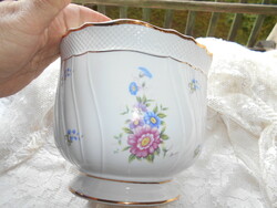 Ravenclaw porcelain bowl with morning glory pattern. Mouth size 19, height 15.5 cm