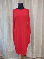 Coast Red Lined Open Shoulder Bell Sleeve Casual Dress. Chest: 50cm. L