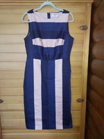 Jasper conran pretty cotton dress with pockets. L-shaped. Chest: 48-50cm, waist: 42cm.