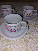 Retro heart Zsolnay coffee cup