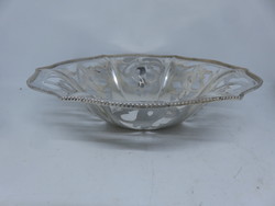 Polish art-deco silver openwork serving bowl.