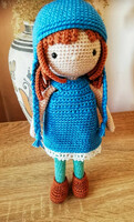 Hand crocheted doll