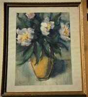Fuchs József (1907-1977) : Virágok vázában