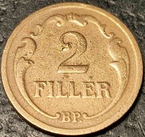 Hungary 2 pennies, 1935.