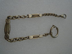 Danish, Viking-marked, antique specially made solid pocket watch chain
