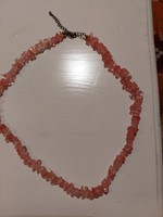 Mineral necklace retro