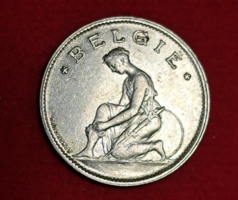 1929. Belgium 1 franc (King Leopold iii (1934 - 1947) (2032)
