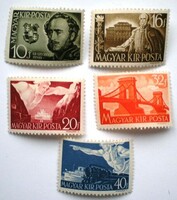 S707-11 / 1941 Count István Széchenyi stamp series postal clerk