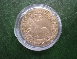 Réz emlékérem Sümegi Várjátékok  Magyar várak sorozat két oldalas emlékérme műanyag védő tokban