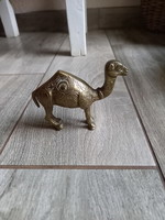 Nice old copper camel statue (7.7x10.3x3 cm)