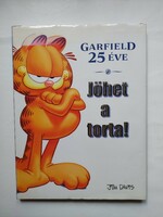 Jim Davis: Garfield 25 éve - Jöhet a torta! nagy méretű könyv, album (Akár ingyenes szállítással)