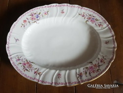 Antique porcelain large oval bowl