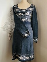 Fat face size 40 cotton dress with Norwegian pattern