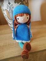 Hand crocheted doll