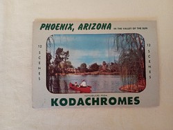 Leporello letter postcard arizona phoenix usa postman