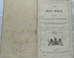 Antique Bible (1850 English edition)