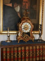 Also video - 56 cm high, excellent condition, reliable working bouille clock