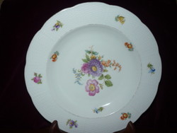Old Meissen porcelain flat and deep plates for replacement 24 cm.