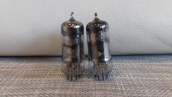 Pair of unmarked electron tubes from a collection (15)