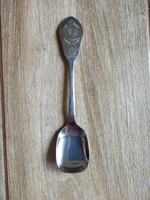 Magnificent old steel jubilee spoon (25 year reign of Elizabeth II)