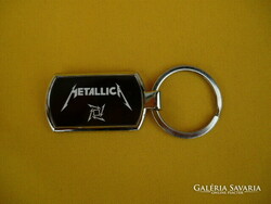 Metallica metal keychain