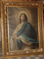 A.Bokani (XIXth century end): saint, oil 101x73 cm