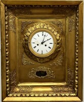 19th Century Biedermeier Frame Clock with Alarm