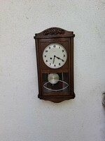 Art Nouveau kienzle lead enamel beautiful wall clock
