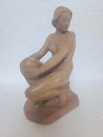 Art deco gabay László female nude ceramic 28cm