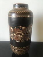 Hódmezővásárhely ceramic vase 33 cm.