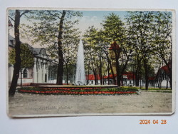 Old postcard: opening church, salt lake spa detail