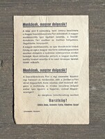 1956-os szorólap, Munkások, magyar dolgozók!