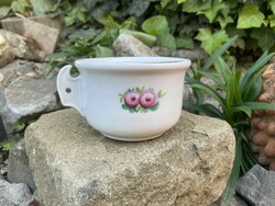 Antique floral coma cup