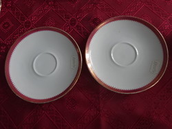 Bavaria német porcelán teáscsésze alátét, átmérője 15 cm, két darab. Vanneki!