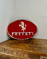 Ferrari vas tabla  - reklám - olaj - autó - plakát - hirdetés , Anglia, England, London