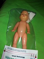 Retro magyar trafikáru bazáráru bontatlan csomag Kedvenc babám plaszti pislogó baba képek szerint 2