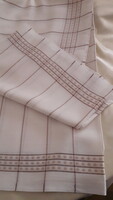 Beige azure German large fabric tablecloth 160x130cm. Novel